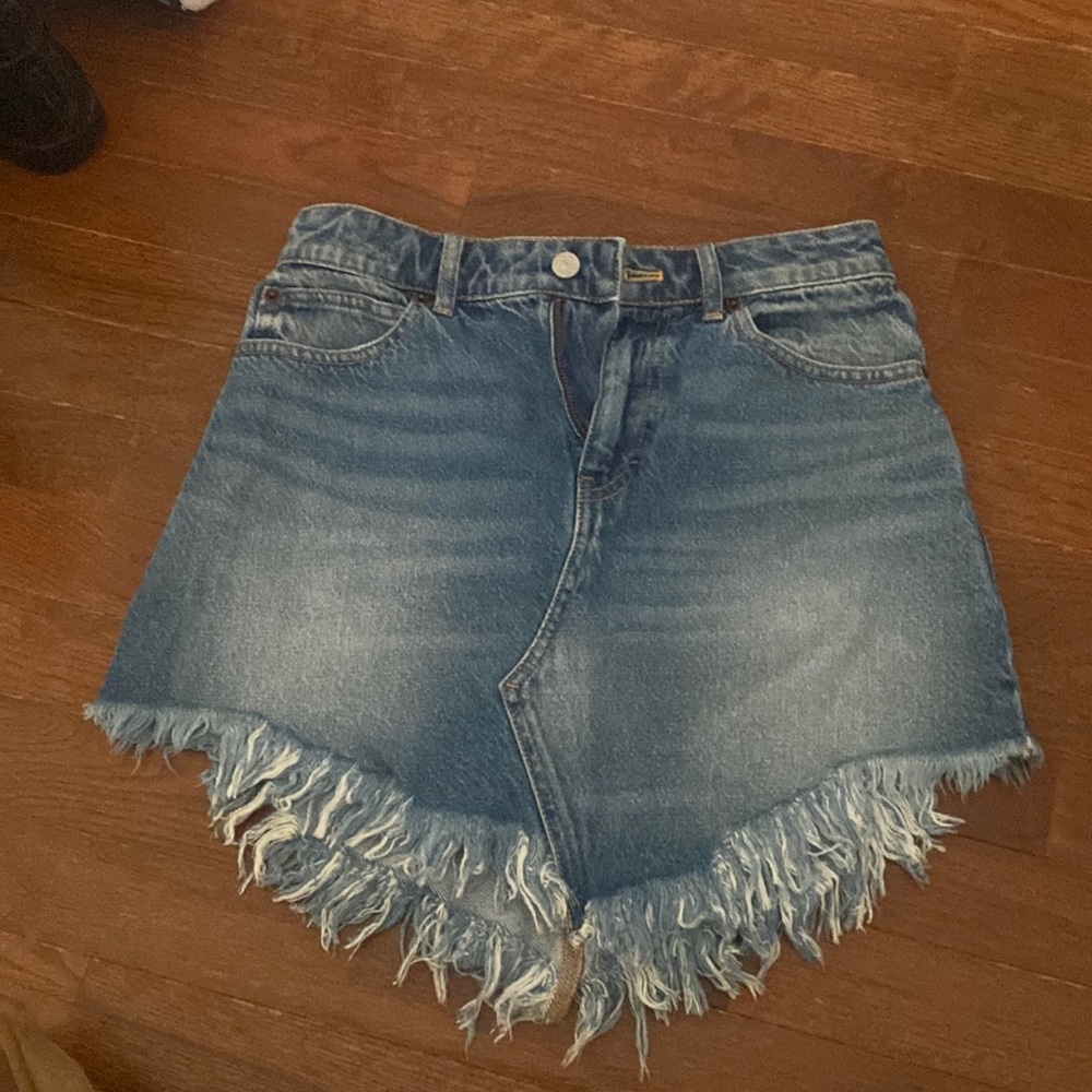 Free people Jean skirt